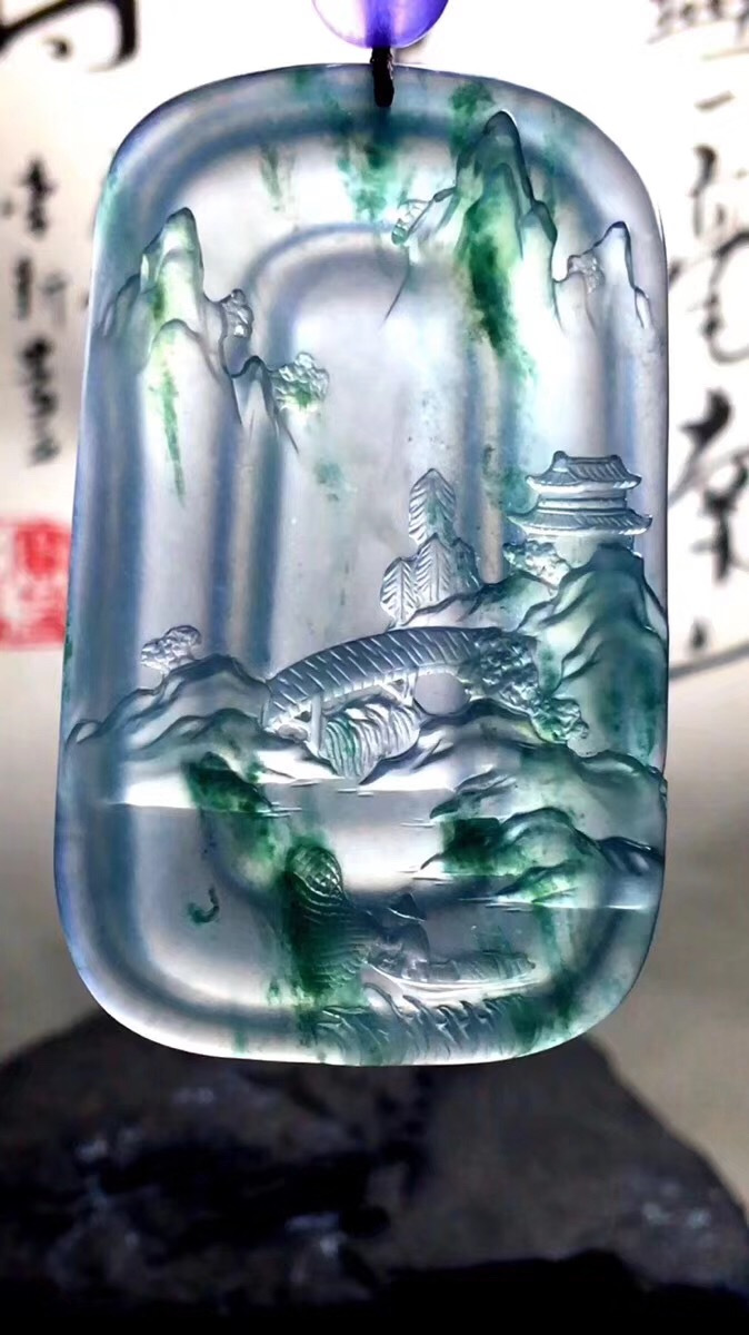这么多人喜欢翡翠山水牌,终于知道原因了!