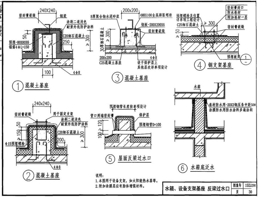 15zj201建筑图集26页,15zj201建筑图集 图集 建筑图集 海南-15zj图集 15zj201平屋面 上一'
