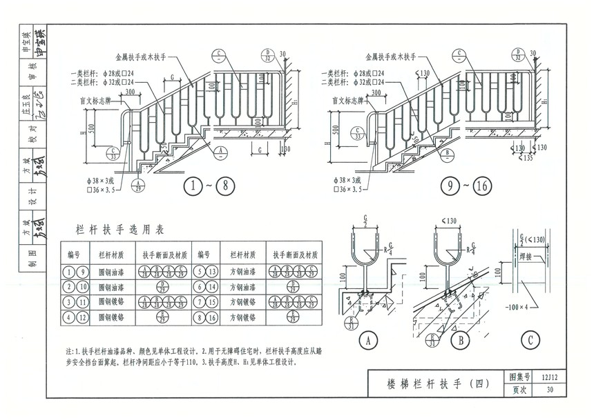 图集 建筑图集 内蒙古-12j图集 12j12《无障碍设施》