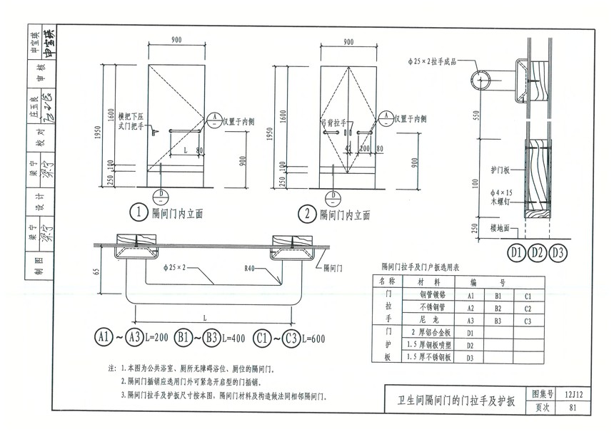 图集 建筑图集 内蒙古-12j图集 12j12《无障碍设施》