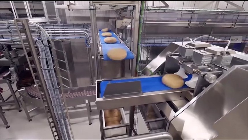 自动化面包生产线