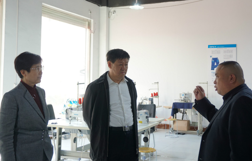 市政府副市长张胜明来汶开展调研