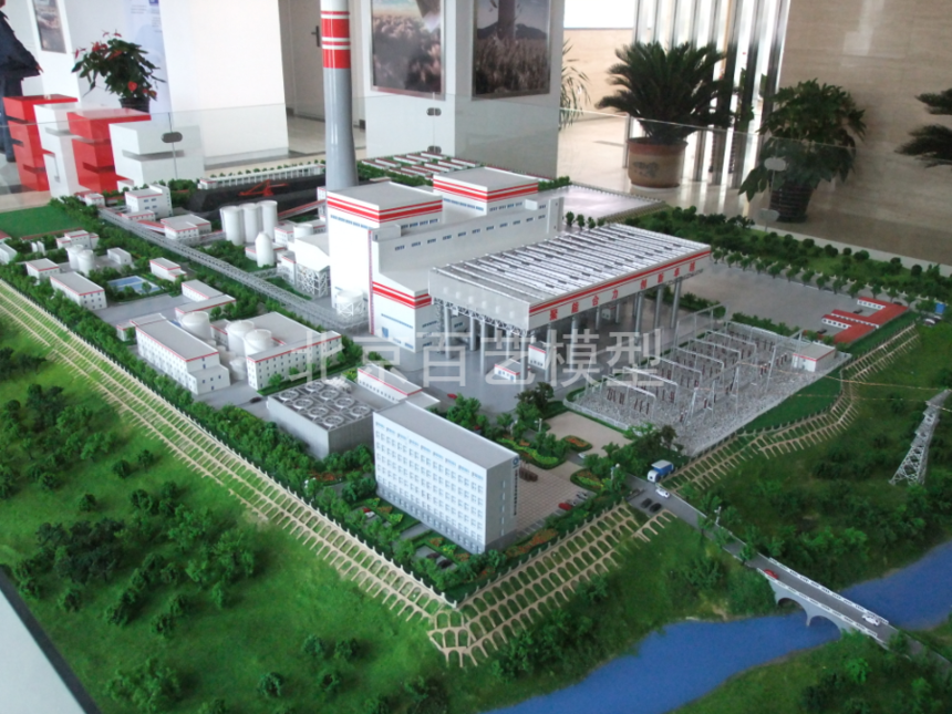  Power plant model making