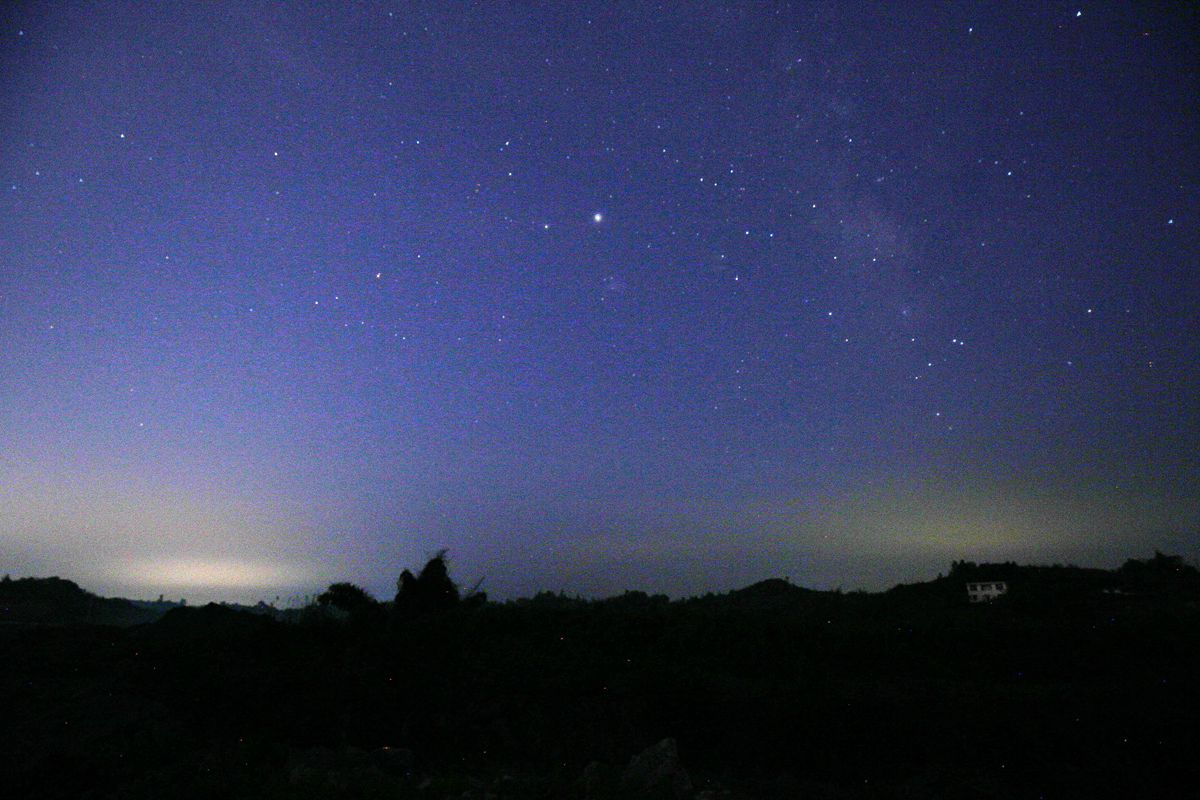 寂静的天空---自贡夜空