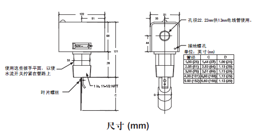 江森水流开关f61