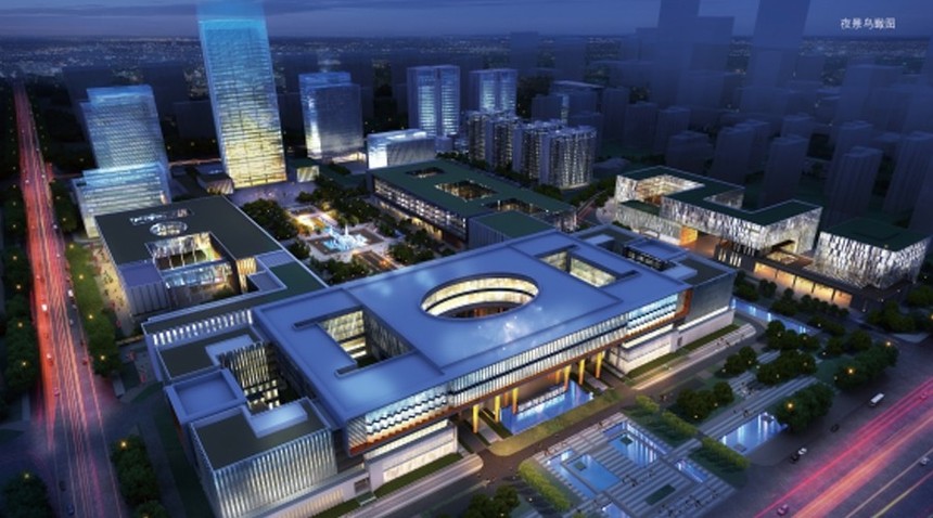 淄博市“两城一谷”重点项目，淄博创业创新谷项目  总建筑面积140000㎡.jpg