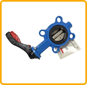 手柄对夹式蝶阀