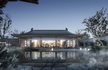 中式唐風(fēng)酒店建筑