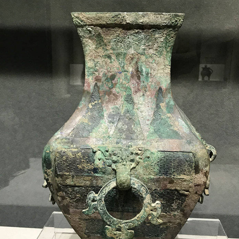 战国狩猎纹铜壶蜀郡铁锸巴蜀图语铜勺：成都博物馆青铜下篇_先秦时期