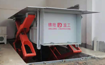 云南馬關縣10立方地埋式垃圾中轉站現場