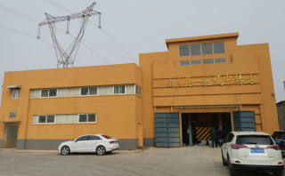 河南新鄉縣垂直式垃圾中轉站項目現場