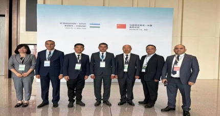 咸陽力邦糧油機械設備有限公司總經理馮喜旺 應邀參加烏茲別克斯坦-中國商務論壇