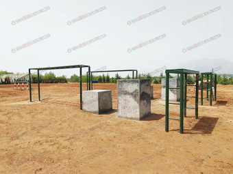 河南某高校大型训练场落成