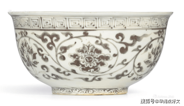 明洪武釉裏紅纏枝花卉紋盌| Chinese Art | 2024 | Sotheby's