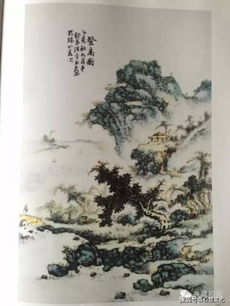 珠山八友汪野亭山水瓷板画真品特点真假如何区分？_珠山八友收藏网