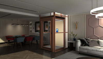 家用別墅電梯安裝案例北岳系列2