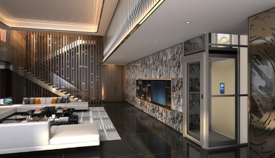 家用別墅電梯安裝案例北岳系列3