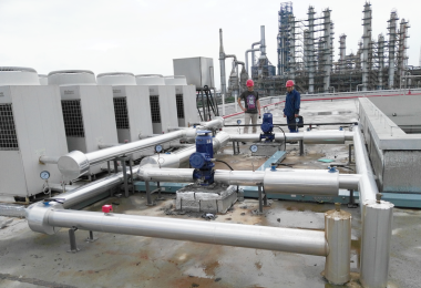 齊魯石化辦公用房水泵及空調機組降噪