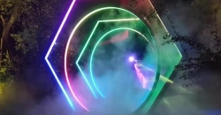 LED水霧門造型燈光