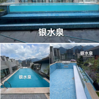 桐庐雅致酒店无边际亚克力游泳池工程