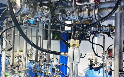 煙臺(tái)萬(wàn)華集團(tuán)氣動(dòng)控制閥項(xiàng)目現(xiàn)場(chǎng)