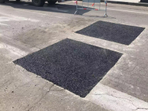 瀝青冷補料的施工方法