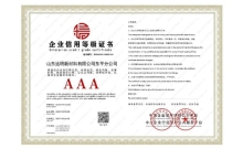 企業信用等級證書