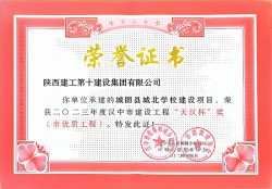 城固城北學校天漢杯