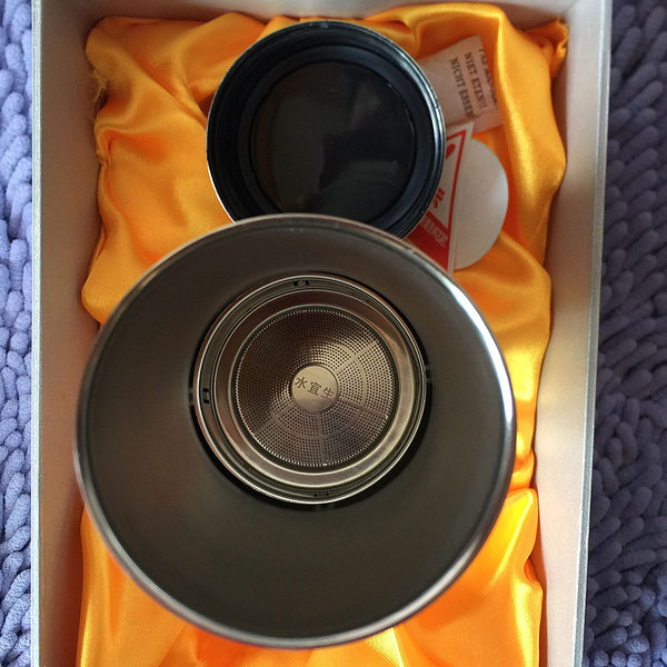 水宜生微电解制水器保温杯 弱碱性水杯304不锈钢车载商务养生杯