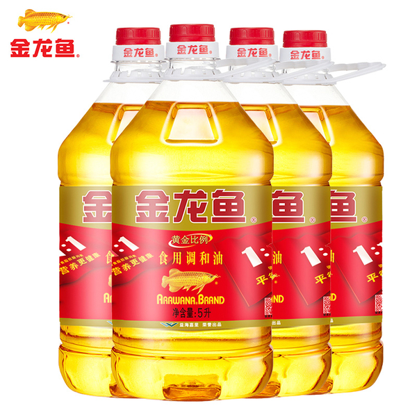 金龙鱼黄金比例1:1:1食用调和油
