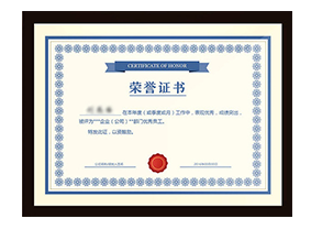 荣誉资质