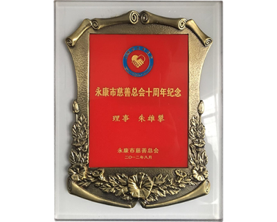 永康市慈善總會十周年紀念