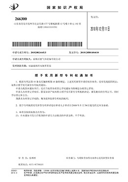 雙溢流的雙級羅茨泵知識產權授權書