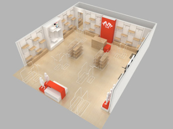 越盟贸易九江加盟店效果图