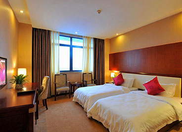 广州地中海国际酒店大气的布局,近似自然优美的线条,给每一位客人