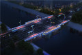 駐馬店市練江河白橋路橋改擴建項目鳥瞰圖