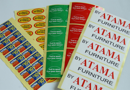 普通特光不干胶-广州银彩广告有限公司