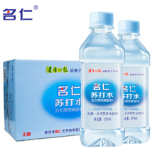 名仁苏打水饮料整箱375ml*24瓶