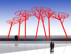 上海校園體育學院雕塑設計案例