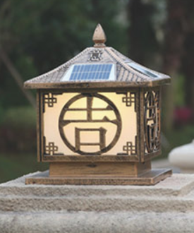 太陽(yáng)能柱頭燈