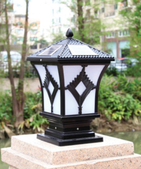 太陽(yáng)能柱頭燈