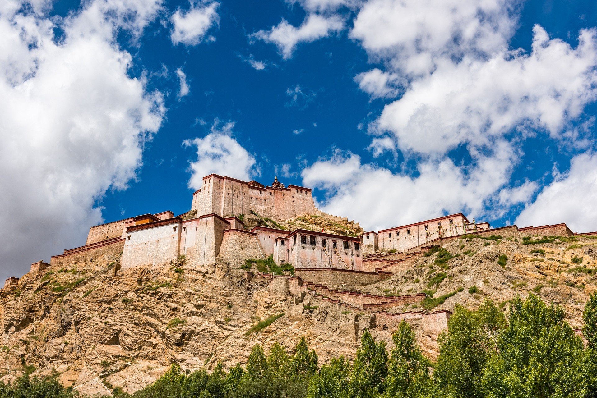 西藏抗英遗址——宗山古堡