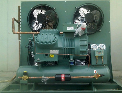 如图所示:冷库外机