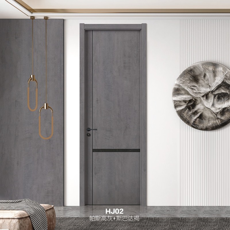 hj02 帕斯高灰 斯巴达褐-古树印象木门