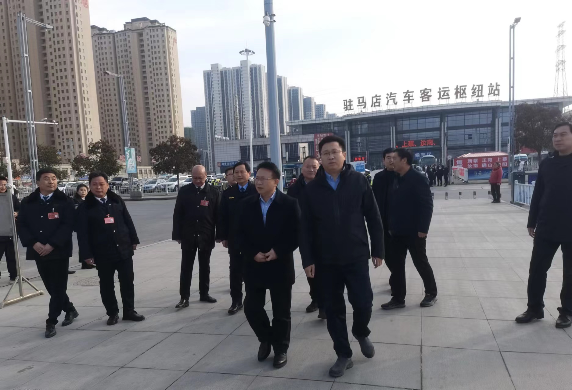 1月29日杨大群副市长调研春运道路安全和运输保障工作