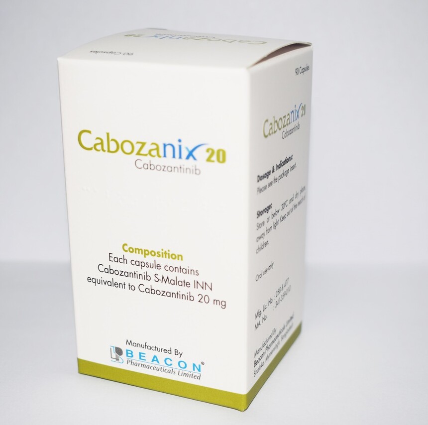 卡博替尼二线治疗成人原发性肝癌的疗效、副作用和毒性