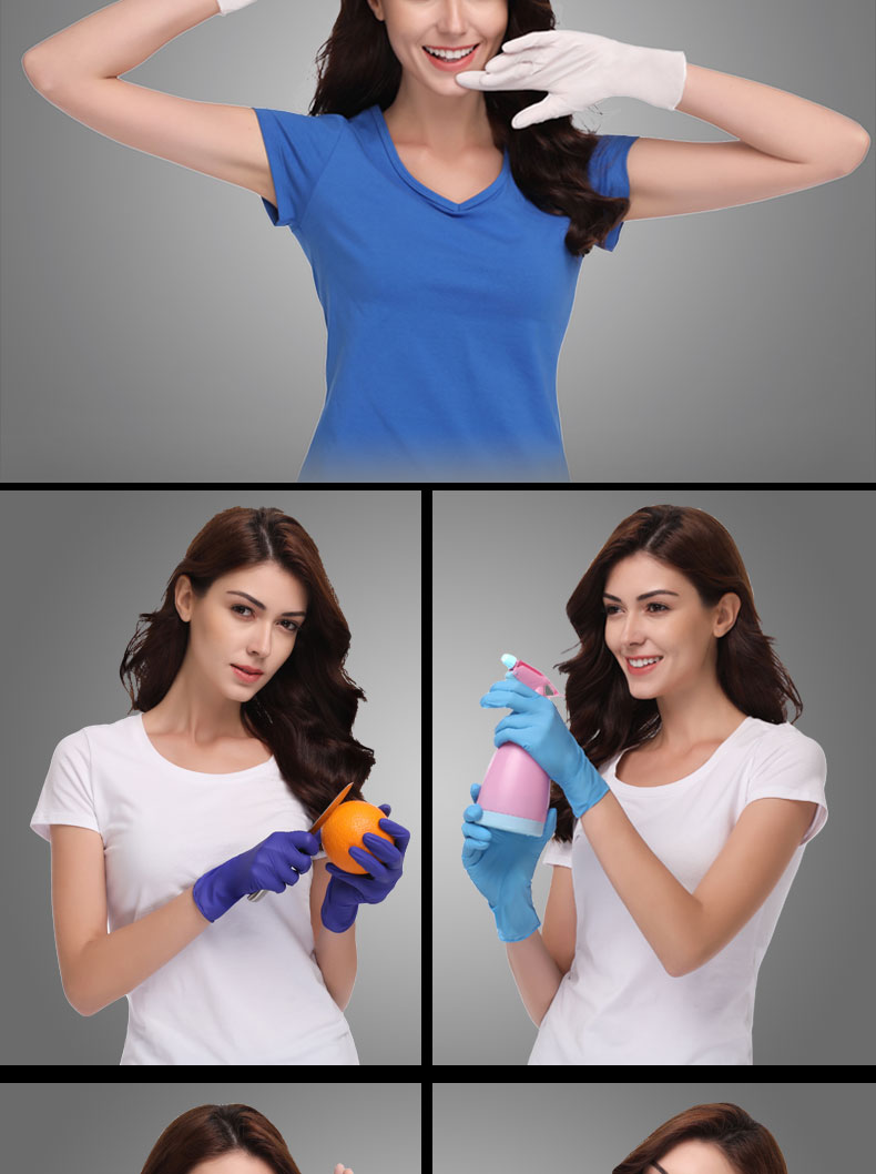 一次性医用级橡胶检查手套家用食品餐饮医生专用乳胶防护洗碗手套