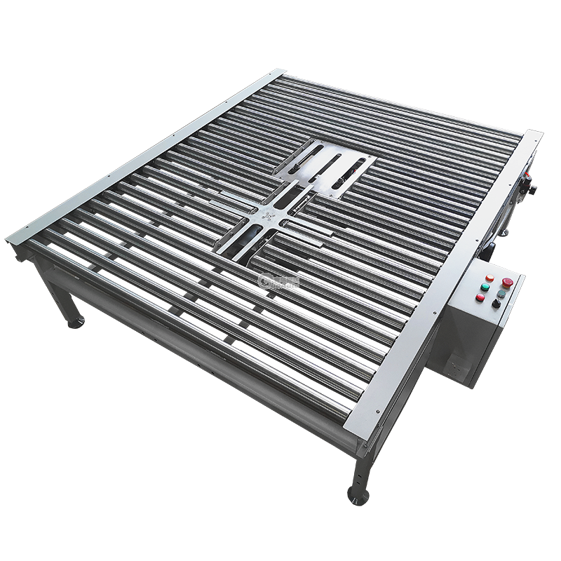 顶升旋转输送机,纸箱纸箱转向输送机