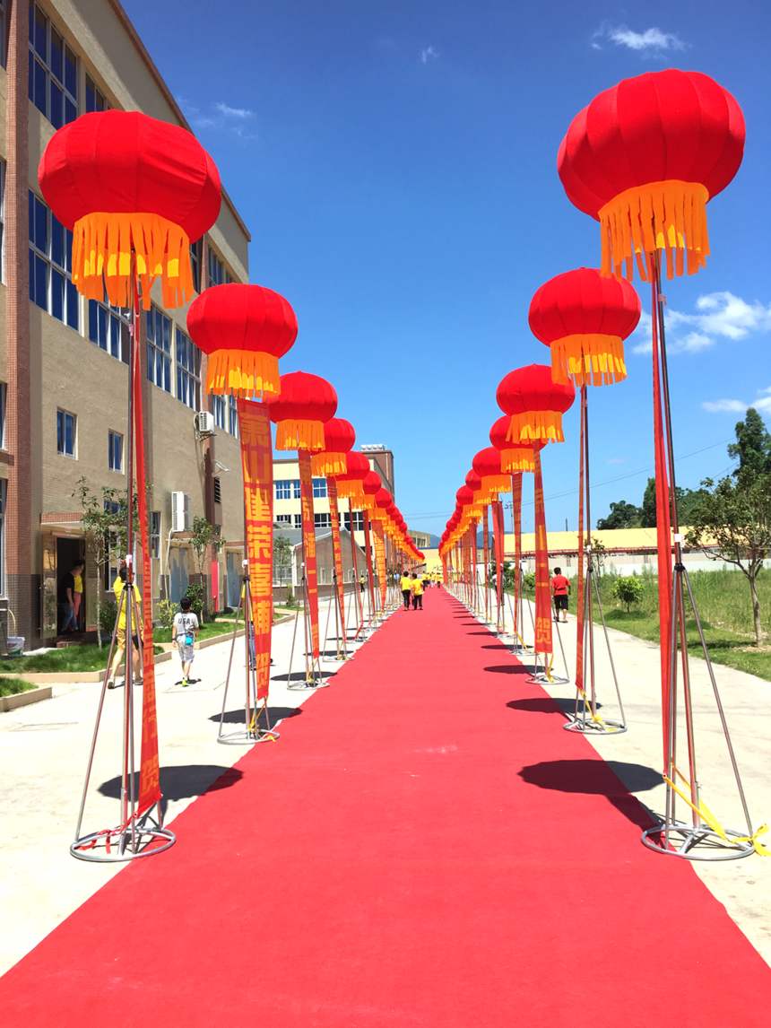 撑杆空飘气球出租(泉利堂永春新厂开业典礼)