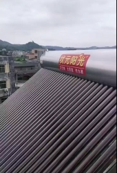 玉林市北流白馬36管太空能安裝